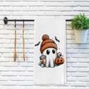 Halloween Ghost Kitchen Towels, Cute Ghost Boo Decorative Towels for Bar Kitchen Bathroom