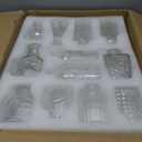 24pcs Glass Bud Vase Set, Small Clear Flower Vases for Centerpieces in Bulk, Mini Vintage Vase for Wedding, Home,Table Decoration