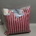 Burgundy and Pink Stripes Geometric Vertical Lines Trendy Throw Pillow