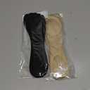 High Heel Inserts for Women - Adhesive Velvety Cushioning Insoles, Anti-Slip Gel Cushions for Pain Relief, Shoe Inserts for Dress Shoes, 2 Pairs, Beige+Black (5-8 US size)