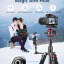 78" Professional Tripod for Camera, Victiv Aluminum Camera Tripod Monopod for DSLR, Spotting Scope, Telescope, Binoculars, Compact Heavy Duty Camera Stand for Photography Video Recording Travel