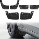 Frani Upgraded Integrated Mud Flaps Designed for Tesla Model 3 Highland 2024-2026,All Weather Guards, No Drilling/Tape Required (Set of 6)