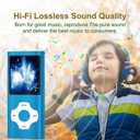 MP3 Player, Hotechs MP3 Music Player with 32GB Memory SD Card Slim Classic Digital LCD 1.82'' Screen Mini USB Port with FM Radio, Voice Record