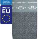 Bartnelli Classic Ironing Board with New Patent Technology | Made in Europe Iron Board with Patent Fast-Glide Zone, 4 Layer Cover & Pad, Height Adjustable, Safety Iron Rest, 4 Premium Steel Legs (Black/Black)