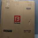 Fire Beauty Fireplace Screen 3 Panel with Handles Wrought Iron 51"(L) x31(H) Spark Guard Cover(Black)