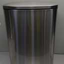 QUALIAZERO 50L/13Gal Heavy Duty Hands-Free Stainless Steel Commercial/Kitchen Step Trash Can, Fingerprint-Resistant Soft Close Lid Trashcan, 50L / 13 GAL
