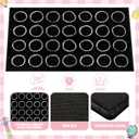 7.6x12 ft Large White Circles Abstract Classroom Rug Black and White Educational Area Mat Circle on Black Play Carpet Back to School Learning Mat for Preschool Playroom Nursery Kindergarten(Circles)