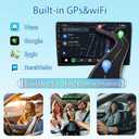 4G+64G Compatible with Honda Accord 7 Models from 2003 to 2007, Android 12 car Audio, 9-inch high-Definition Touch Screen, Audio Backup Camera Multimedia Host, GPS Navigation Radio Player