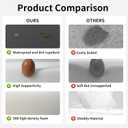 Toddler Booster Seat for Kitchen Chair, 3.5" Oxford Foam Cushion, Non-Slip Base, Adjustable Straps, Portable Dining Booster for Self-Feeding Toddlers at Home or on the Go (Dark Grey)