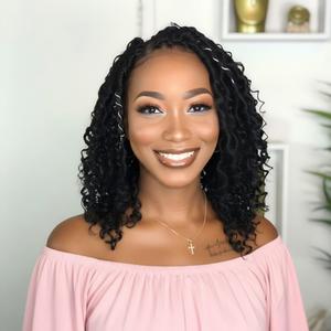 Fulcrum Goddess Locs Crochet Hair 12 Inch, 8 Packs New Faux Locs Crochet Hair for Black Women, Crochet locs with Curly Ends (12Inch (Pack of 8), 1#)