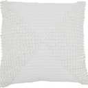SARO LIFESTYLE Textured Woven Diamond Poly Filled Throw Pillow, 20"