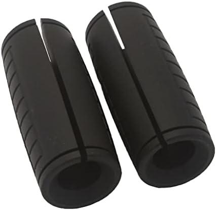 Weight Bar Grips Fit Standard Barbell, Dumbell Handles, Thick Bar Training Adapter For WeightLifting & Cable Attachments Fitness Training Rope Grips For Body Arm Forearm Builder Strength (1 Pair, 28mm Inner Black)