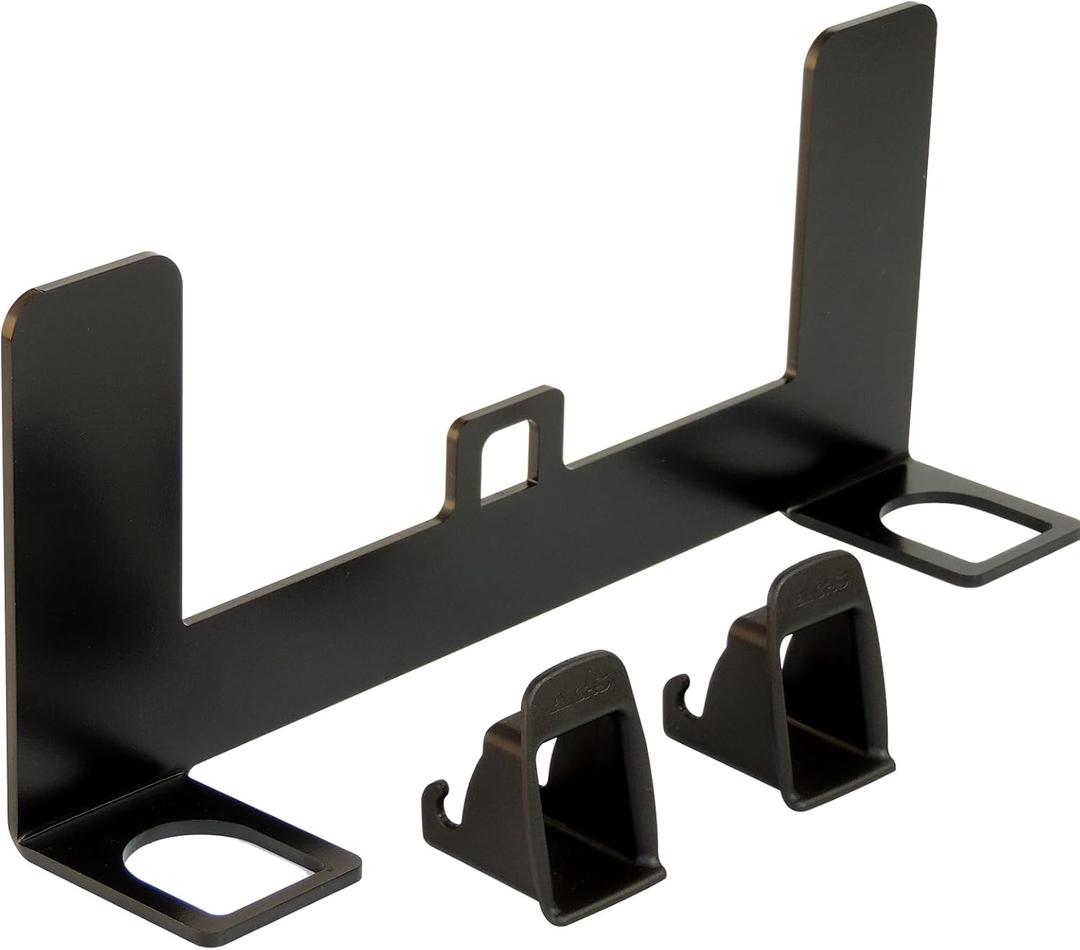 Universal Child Seat Anchor Kit Safe Cars Seat Mount Bracket, Universal ISOFIX Latch Interface Bracket Steel Latch for Sedans, SUVs and MPVs, ISOFIX Belt Connector 332*68*134mm, Black