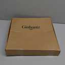 Round Rattan Serving Tray with Handles, Natural Wicker Decorative Tray for Serving, Fruit/Bread Serving Basket, Round Woven Tray14 inch, Gift Idea Choice (14") (13.9")