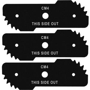 Replacement 243801-02 Edger Blade Compatible with EH1000 Type 5 12 AMP Lawn Edger, 7-3/4" x 2-3/4" Lawn Edger Blade Compatible with LE750 Edge Hog Edger - Replaces 243801-00, 243797-00, 40-519, 3 Pack