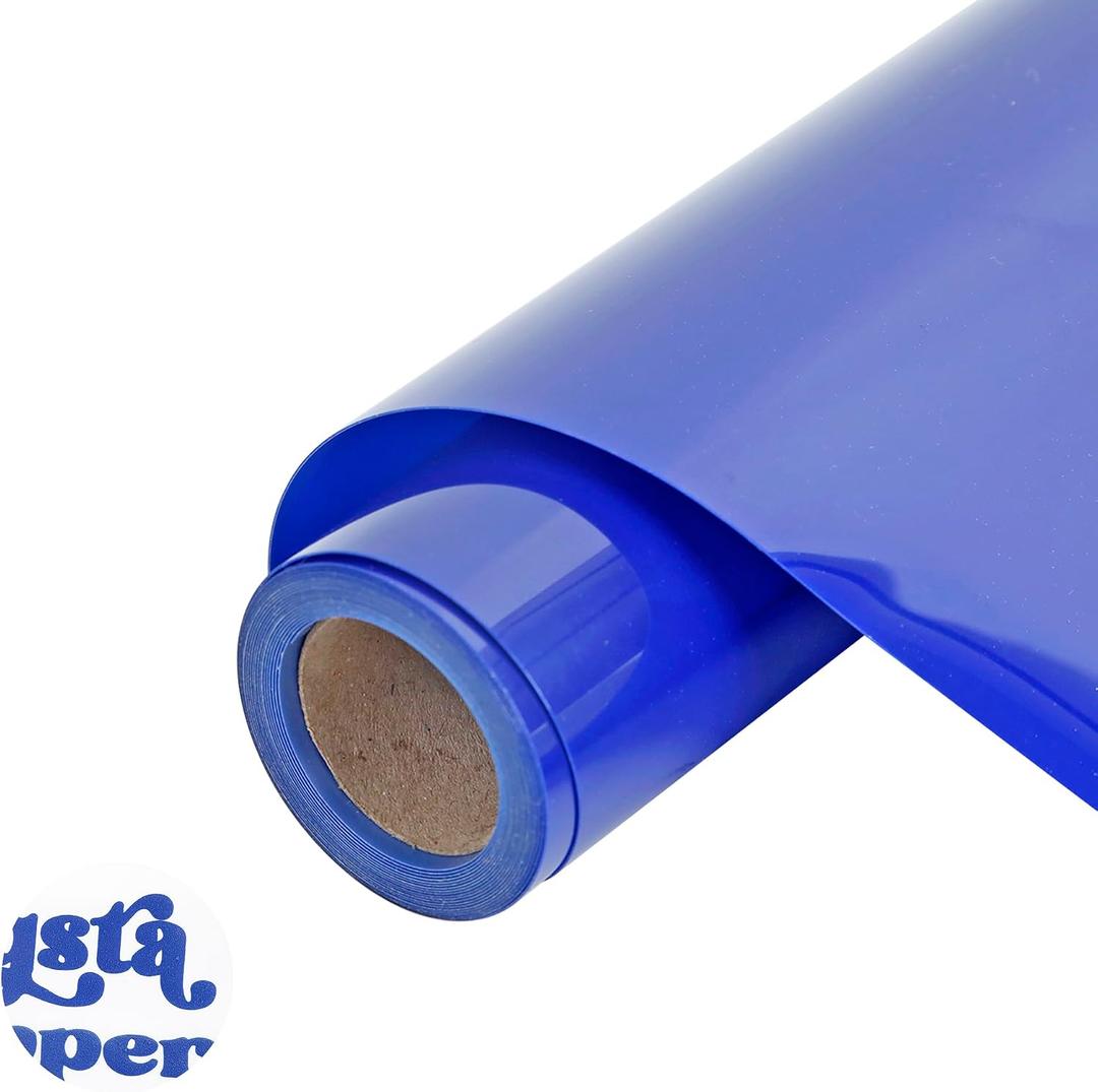 3D Puff HTV Matte Heat Transfer Vinyl Roll 12" x 12ft Iron on for Heat Press T Shirt for All Cutter Machine Heat Vinyl Design (12ft, 3D Puff Sapphire Blue)