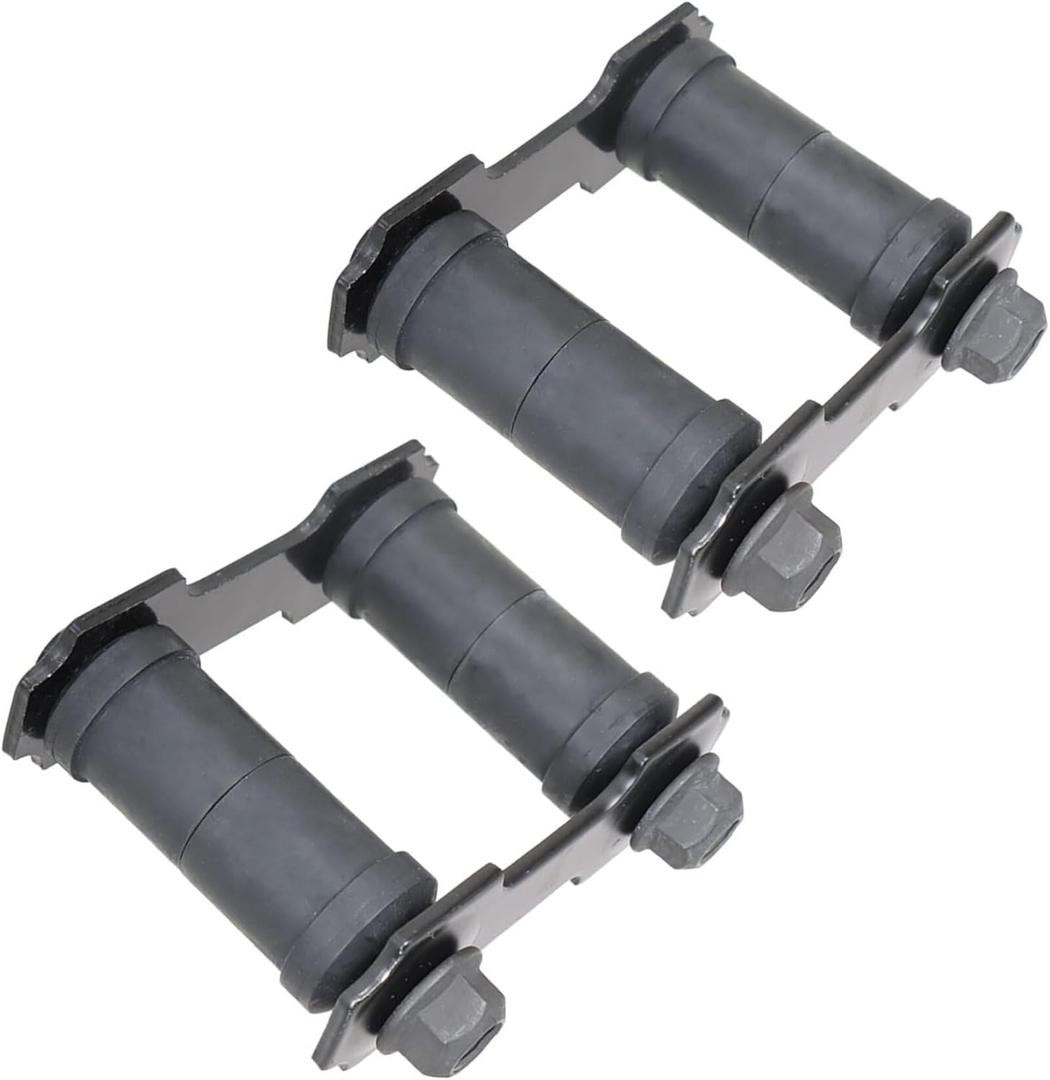 labwork 2PCS Rear left & right Leaf Spring Shackle Kit Pair Replacement for Mustang 1965-1973