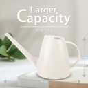Watering Can for Indoor Plants, Small Watering Cans for House Plant Garden Flower, Long Spout Water Can for Outdoor Watering Plants 1.8L 1/2 Gallon (White)