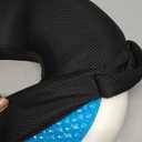 AnboCare Donut Gel Sitting Pillow - Orthopedic Memory Foam for Tailbone Pain, Hemorrhoid, Bed Sores, Postpartum, Prostate, Coccyx & Sciatica Pain