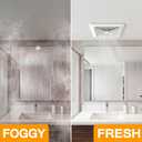 Fitop Bathroom Exhaust Fan 130CFM 1.5 Sones Ultra Quiet Ceiling Mounted No Attic Access Required, Easy Installation, High Airflow Ventilation Fan for Bedroom, Laundry, Kitchen & Bathroom