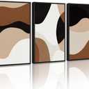 Drsoum Black Abstract Framed Wall Art Decor Minimalist Geometry Prints Shapes Illustrations Modern Art Decorative Ready to Hang - 11x14in Black Framed