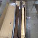 Max & Lily Full Size Bed Frame with Slatted Headboard, Solid Wood Platform Bed for Kids, No Box Spring Needed, Easy Assembly, Walnut