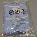 Women's Fall Ribbed Knit Two Piece Outfit Long Sleeve Top & High Waist Pleated Midi Skirt with Pockets (Blue, S)