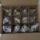 12pcs Gold Premium Table Place Card Holders with Weighted Base Stand and Clip