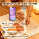 Compact Vacuum Sealer for Food with 30 Reusable Bags Portable Vacuum Sealer Machine, Food Vacuum Sealer Handheld