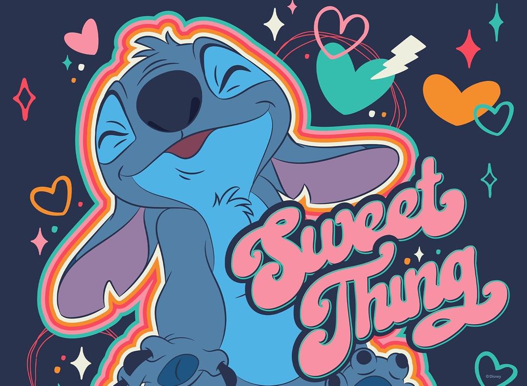 Ceaco - Disney - Stitch - Sweet Thing - Glow in The Dark - 100 Piece Jigsaw Puzzle
