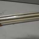 LazBlinds No Drill Zebra Blinds for Windows 34.5" W x 72" H, Cream