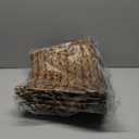 24in Hyacinth Christmas Tree Collar - Woven Rattan Basket for Christmas Tree Base Cover, Holiday Decoration for 4ft 6ft 7.5ft Artificial Trees with Cord Cut-Out(Brown)