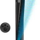 Vornado OSC84 41" Whole Room Oscillating Tower Fan, Remote Control, 70-Degree Oscillation, Quiet Operation, 4 Speed Settings, 8-Hour Timer, Powerful Air Circulation, Black