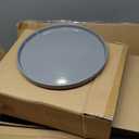 Famiware Nebula Plates and Bowls Sets, 18 Pieces Dinnerware Sets, Dishes Set for 6, Dark Gray