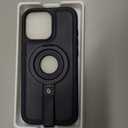 for iPhone 16 Pro Max Leather Case with Stand, Anti-Slip Grip Ring, Fits for MagSafe (Blue, iPhone 16 Pro Max)