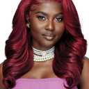 Outre Lace Front Wig - Perfect Hair Line 13X4 - Swoop Series - Swoop 2 (DRFF CARAMEL MOCHA)