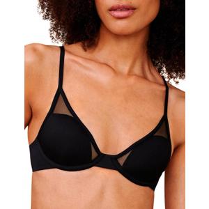 Pepper Underwire Bra | Classic All You Underwire Bras for Women, Relaxed Fit, Ultra Comfy Bra Without Gaps (30A-40B) (32B, Black)