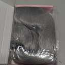 Grey Wig - Long Silver Wavy Wigs for Women Middle Part Gray 26 inch Natural Curly Synthetic Wig Heat Resistant Fiber Wigs for Daily Party Use