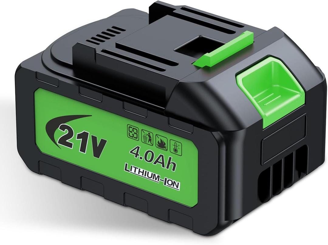 4.0Ah Leaf Blower Battery, Extended Runtime, LED Charge Indicator, Compatible with Tools, Outdoor Equipment