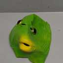 AQKILO Green Fish Mask Funny Latex Full Head Realistic Masks Fancy Dress for Halloween Carnival Costume Party