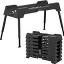 RV Sewer Hose Support, 15FT Heavy-Duty Camper Waste Hose Holder with 7 Foldable Sections, Adjustable & Stable Waste Drainage Support with Strap, Stackable & Weather-Resistant (Patent Pending)