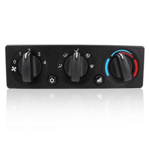 Q21-6012 HVAC A/C Heater Control Panel with 3 Knobs & 2 Buttons Fit for Peterbilt 385 386 2008-2015 AC Air Conditioning Control Switch Q216012 Q21-6012 HVAC A/C Heater Control Panel with 3 Knobs & 2 Buttons Fit for Peterbilt 385 386 2008-2015 AC Air Conditioning Control Switch Q216012