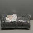 Feather and Down Comforter Insert Queen Size, 100% Cotton Cover, All Season Grey Down Feather Duvet Insert, Fluffy Soft Hotel Luxury Bedding for Bedroom, 90 x 90 Inches Grey