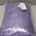 Pefflarge Women's Plus Size Down Coat (Purple)