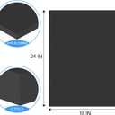 12 Pack Black Foam Board, 18 x 24 x 3/16" Thick Foam Core Acid Free Poster Foamboard for Art Craft Projects, Painting, Displaying, Signage, Wedding, School