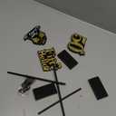 50th Black Gold Glitter Centerpieces for 50th Birthday Table Decorations,Wood Signs Happy Fifty Years Old B-Day Table Topper for Men and Women Birthday Party Supplies (3 Pcs)