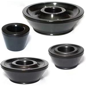 Drintag Wheel Balancer Cone, 4pcs Tire Balancing Machine Cones Set #45 Carbon Steel Wheel Balancer Standard Taper Cones Kit for 36MM Shaft, Cone Size 1.77-5.39 Inches