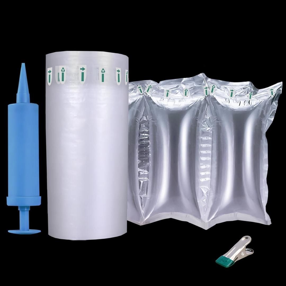 200 Count Packing Air Pillows for Shipping Supplies Box Filler Alternative to Packing Peanuts for Size 3.54" x 7.87"Suitable for small transport companies