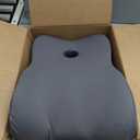 Semme Butt Cushion Memory Foam Waving Design Multifunctional Pillow for Sleeping Resting and Leg Comfort Support (Grey)