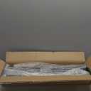 Straight Furniture Table Legs 24 Inch, Round Tapered Metal Furniture Legs Black, Modern Dresser Cabinet Sofa Support Feet Replacement, Set of 4